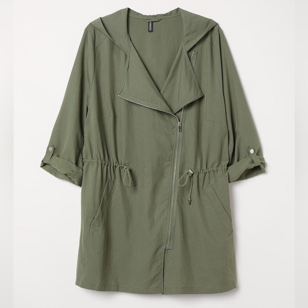 H&M+ MODAL-BLEND PARKA Size L